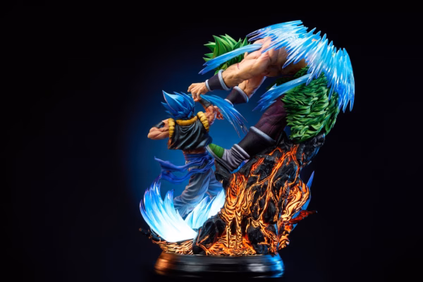 Dragon Ball KD Collectibles SS Blue Gogeta Vs Broly Resin Statue 5