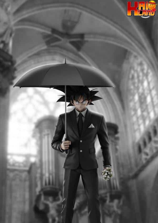 Dragon Ball MX Studio Suit Goku Resin Statue 2