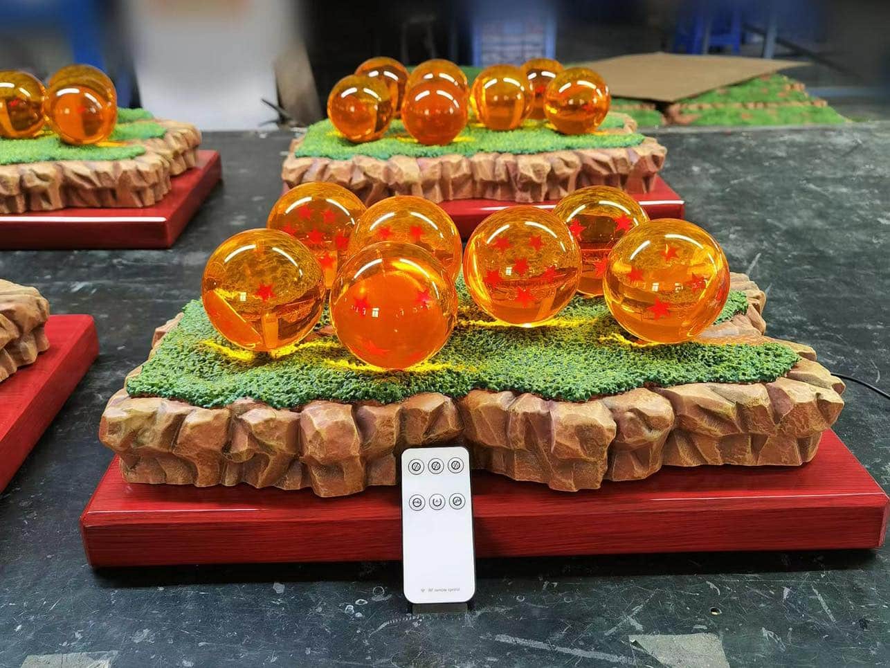 Dragon Ball SD Studio Life Size Earth 7 Dragon Balls Resin Statue