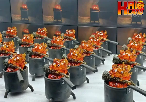 Howls Moving Castle ShenYin Studio Calcifer V3 Resin Statue 1
