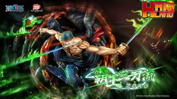 One Piece Roronoa Zoro Overlord Three Sword Style Resin Statue 4