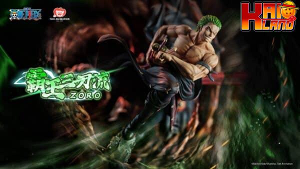 One Piece Roronoa Zoro Overlord Three Sword Style Resin Statue 5