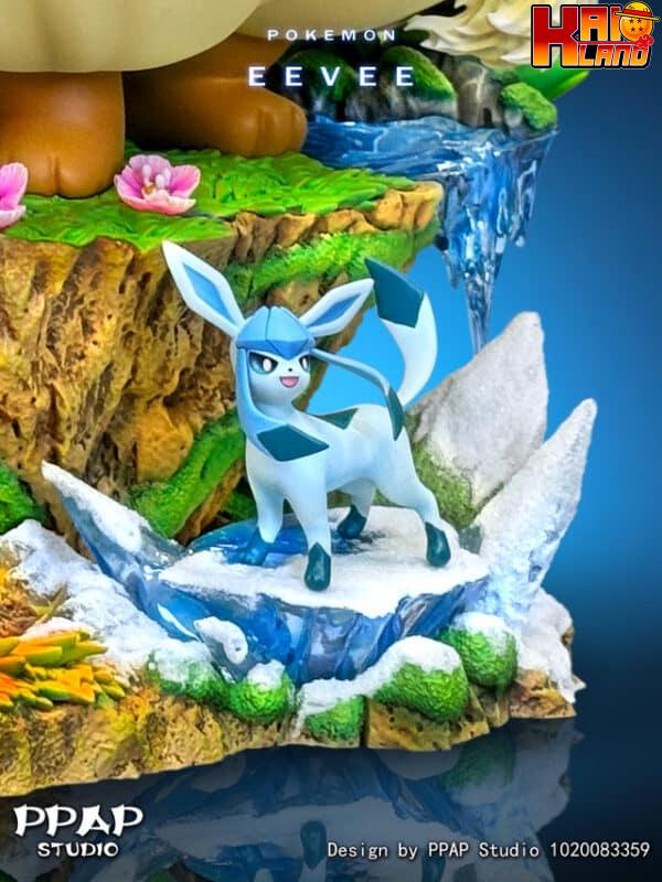 Pokemon PPAP Studio Eevee Evolutions Diorama Resin Statue 3