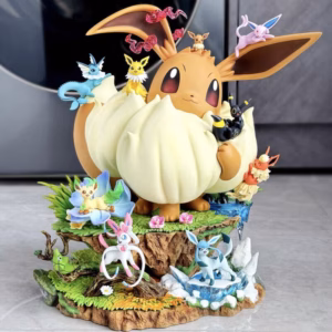 Pokemon PPAP Studio Eevee Evolutions Diorama Resin Statue