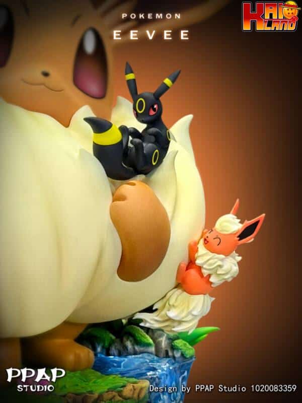 Pokemon PPAP Studio Eevee Evolutions Diorama Resin Statue 4