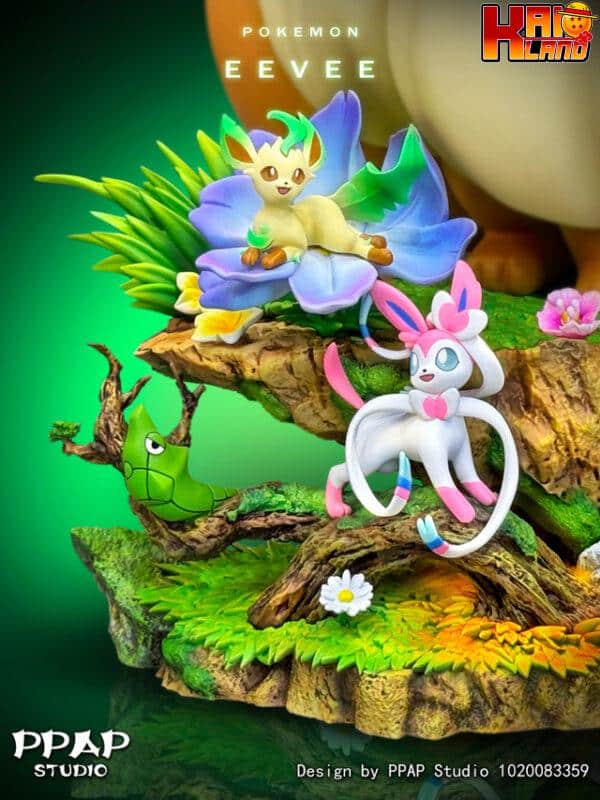 Pokemon PPAP Studio Eevee Evolutions Diorama Resin Statue 8