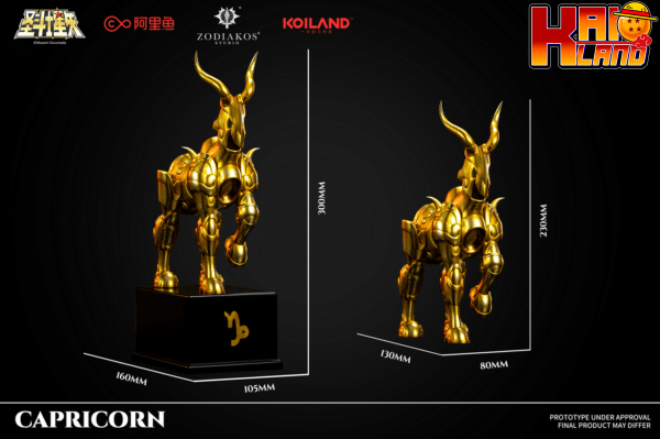 Saint Seiya Zodiakos Studio Capricorn Cloth Licensed Resin Statue 3