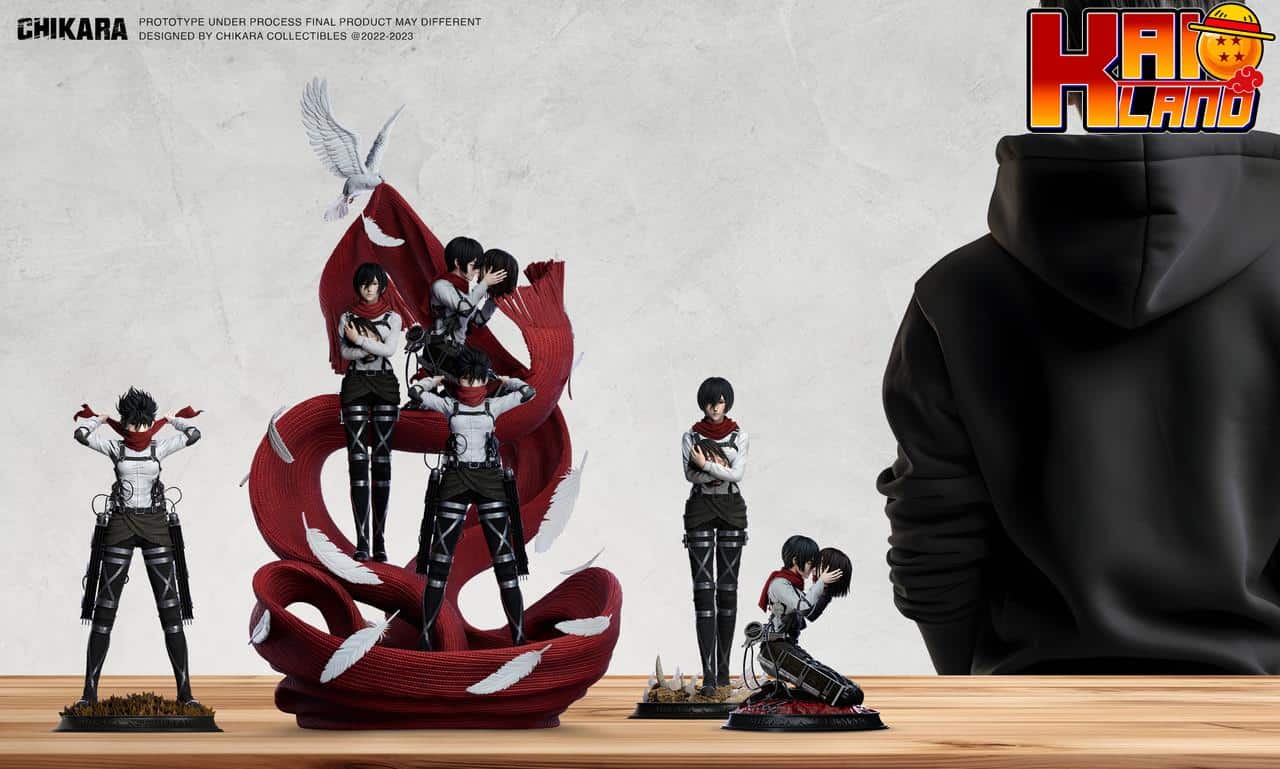 Attack on Titan Chikara Studio Mikasa Ackerman Resin Statue