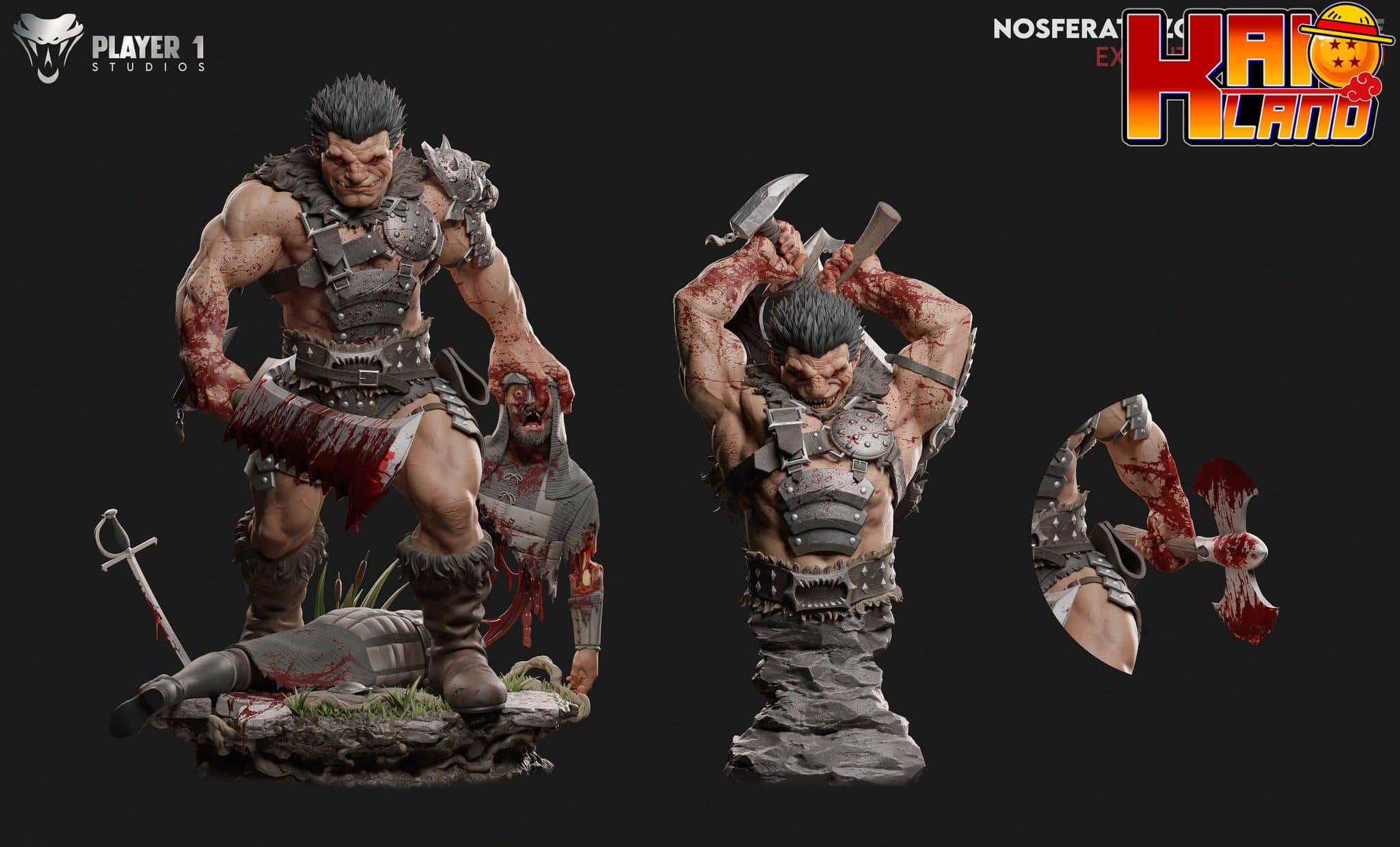 Berserk Player 1 Nosferatu Zodd Resin Statue