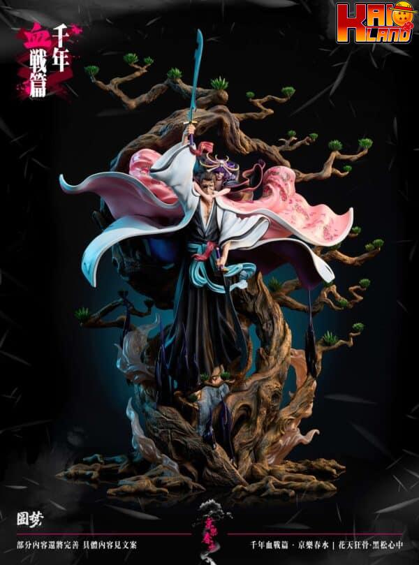 Bleach YuanMeng Studio Kyoraku Shunsui Resin Statue 3 1