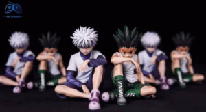 Hunter x Hunter PG Studio Killua Killua Zoldyck x Gon Freecss Sitting Resin Statue