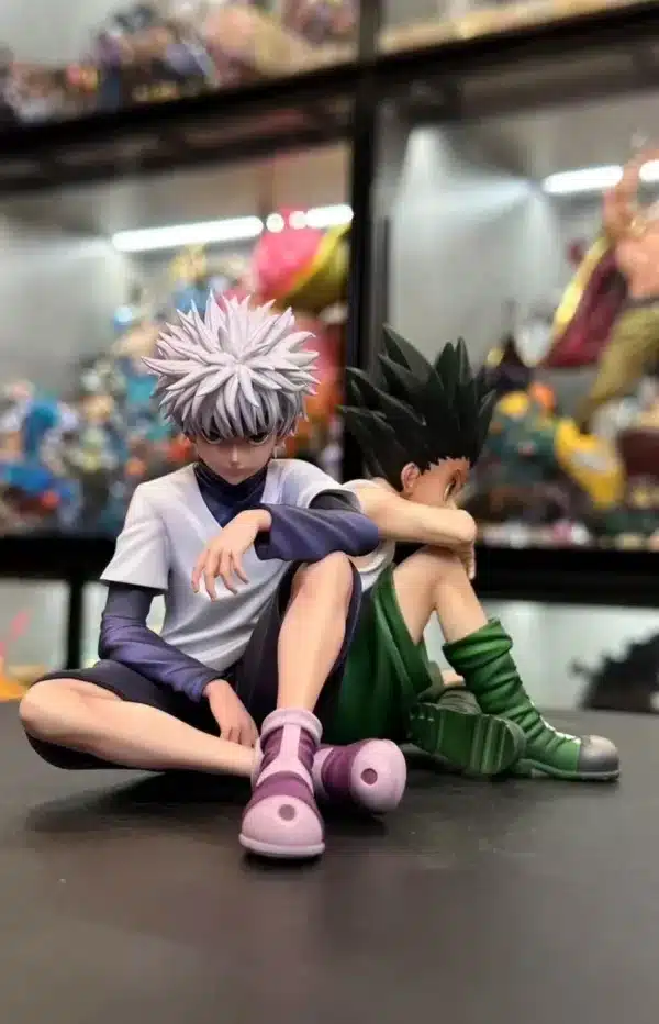 Hunter x Hunter PG Studio Killua Killua Zoldyck x Gon Freecss Sitting Resin Statue
