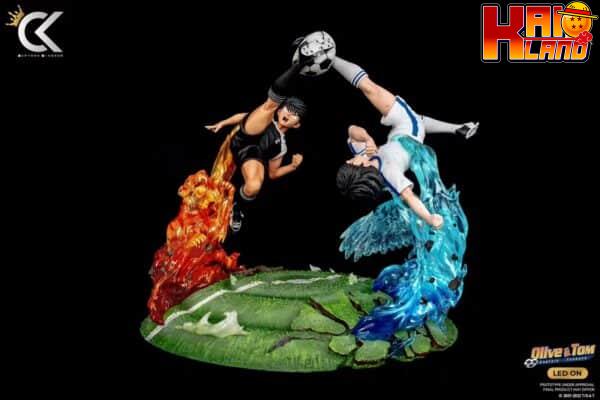 Oliver And Benji Cartoon Kingdom Oliver atom vs Mark Lenders Licensed Resin Statue 7