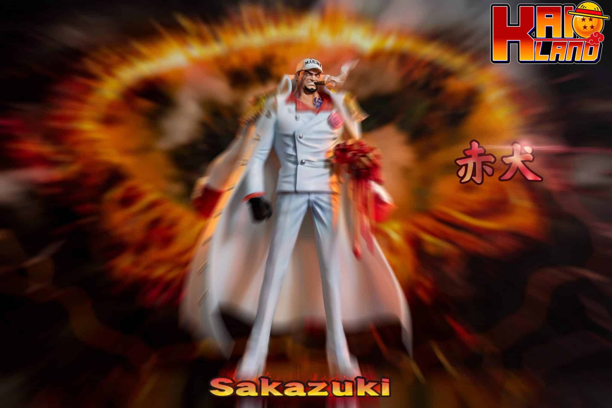 One Piece Black Studio Sakazuki Akainu Resin Statue
