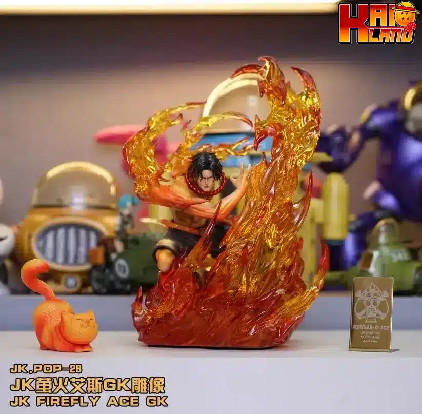 ワンピース　フィギュア　炎拳のエース　jacksdo スタジオ正規品 ワンピース Jacksdo Studio ポートガス D エース樹脂スタチュー - Kaioland