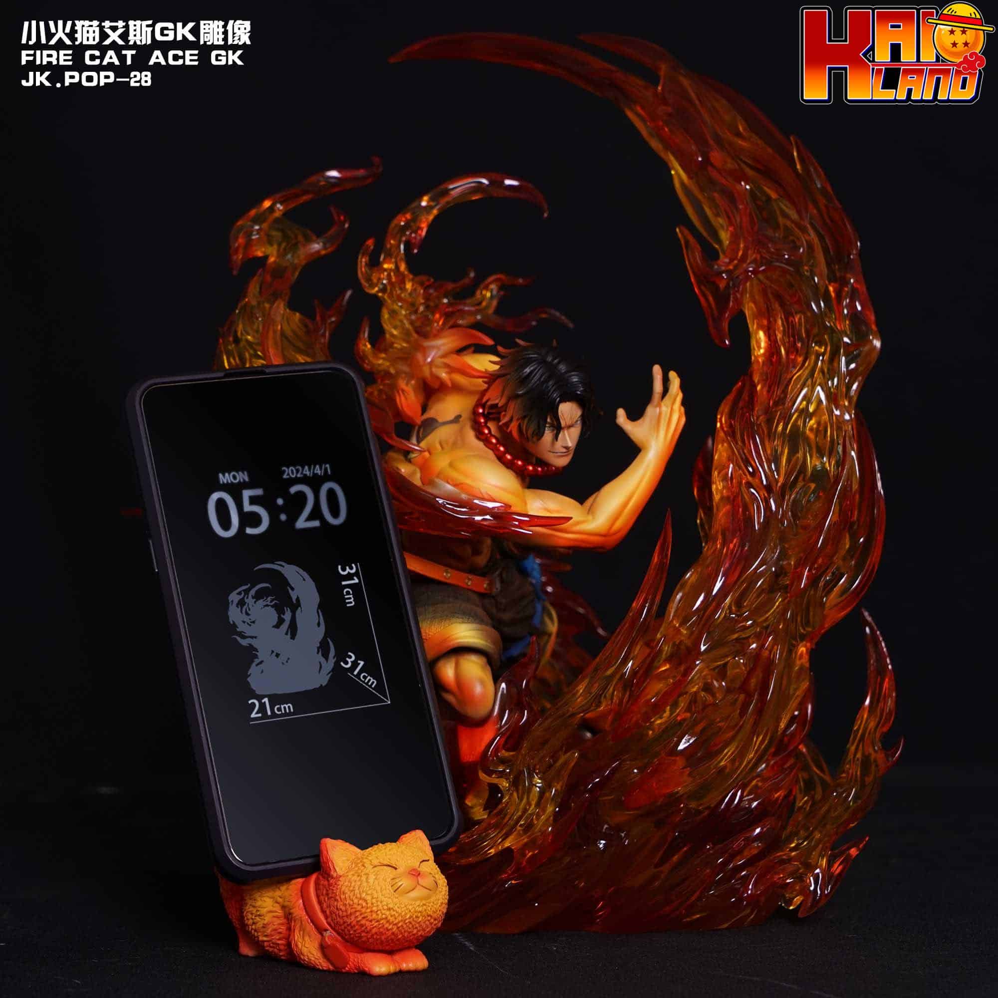 ワンピース Jacksdo Studio ポートガス D エース樹脂スタチュー - Kaioland