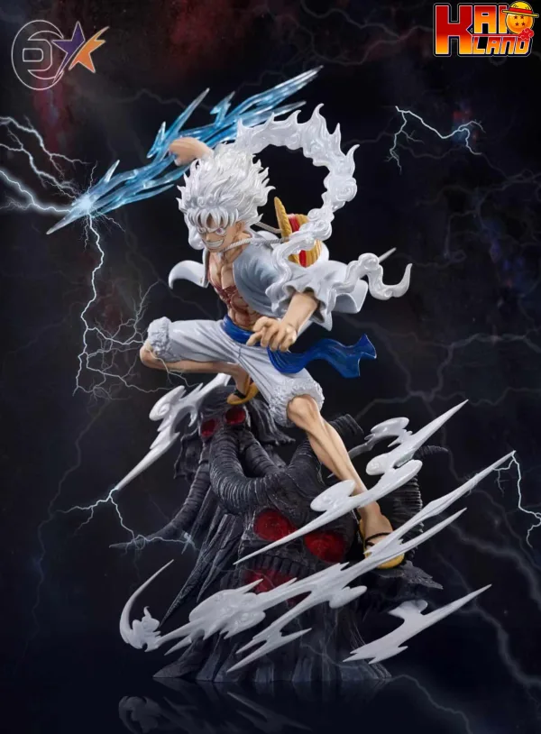 One Piece Superstar Studio Luffy Gear 5 Resin Statue 1 scaled