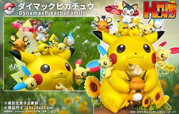 Pokemon Crescent Studio Gigantamax pikachu Resin Statue 1