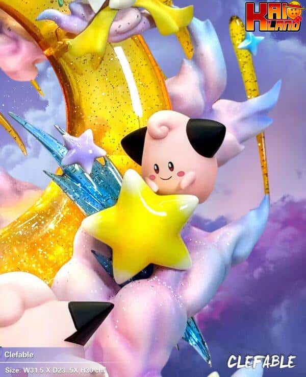 Pokemon EGG Studio Evolution Clefable Resin Statue 6