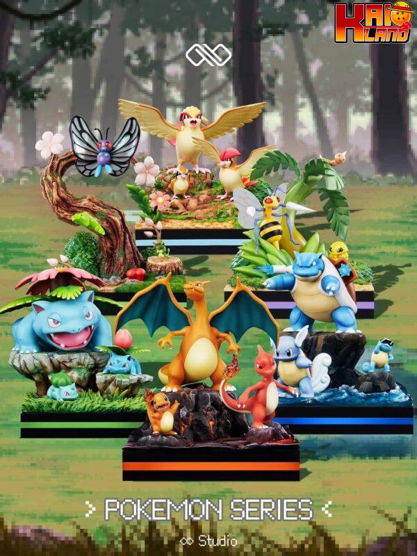 Pokemon Infinite Studio Evolutions Pidgeot Resin Statue 3