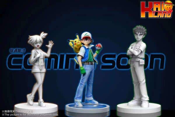 Pokemon MG Studio ASH Ketchum Resin Statue 9