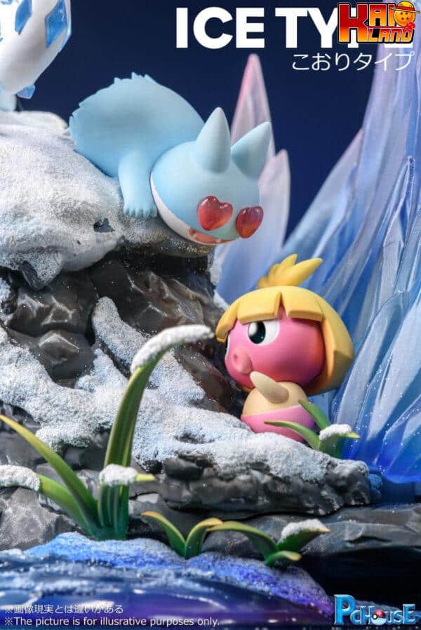 Pokemon PC House Studio Ice Type Resin Statue 7