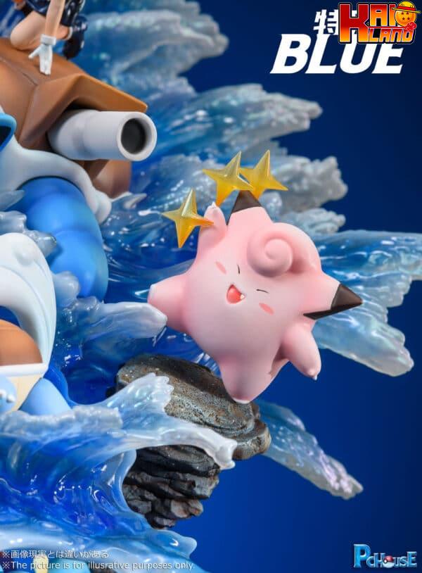 Pokemon Pc House Studio Blue Resin Statue 2