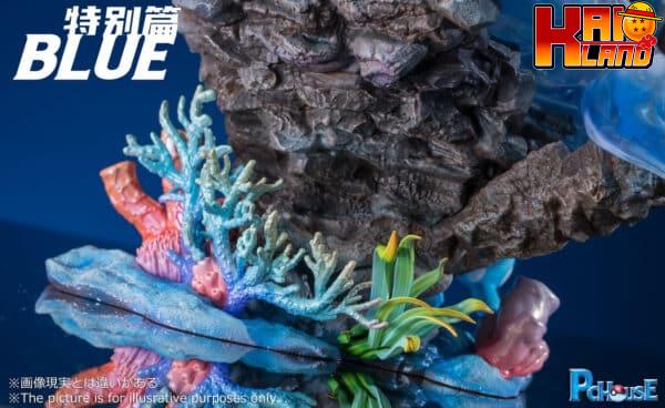 Pokemon Pc House Studio Blue Resin Statue 3