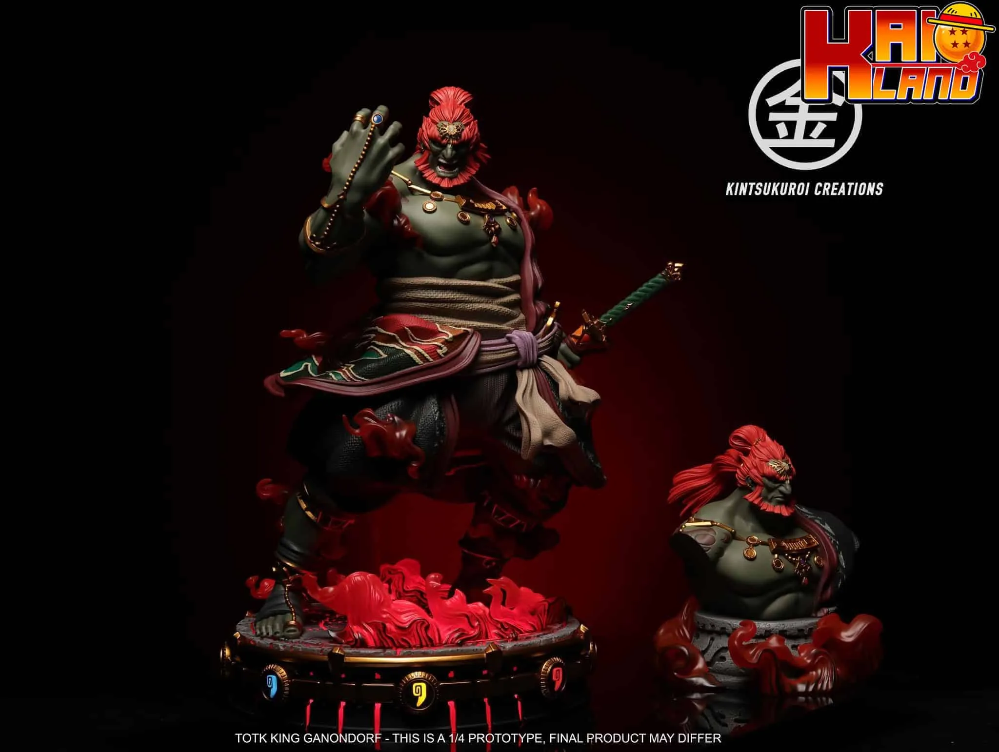 The Legend of Zelda Kintsukuroi Creations King Ganondorf Resin Statue