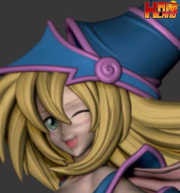 YuGiOh MX Studio Black Magic Girl Resin Statue 4