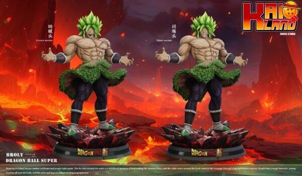 Dragon Ball Cross Studio Broly Full Power Resin Statue 0