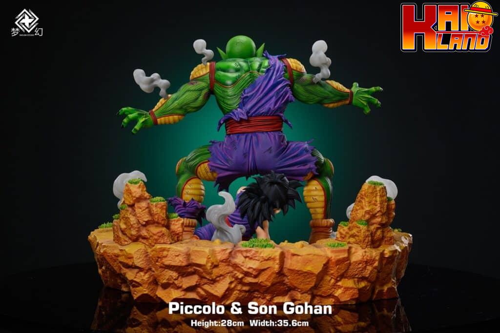 Figurine Dragon Ball Z - Son Goku Enfant VS Piccolo - 23cm - Statuette Manga PVC - Neuve