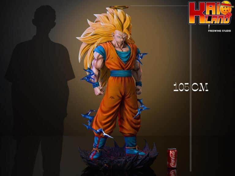 Dragon Ball Freewing Studio SS3 Goku Resin Statue 1