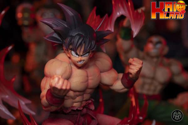 Dragon Ball MM Studio Kaioken Goku Resin Statue 3