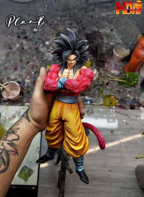 Dragon Ball Plan B Studio Goku SS4 Resin Statue 1