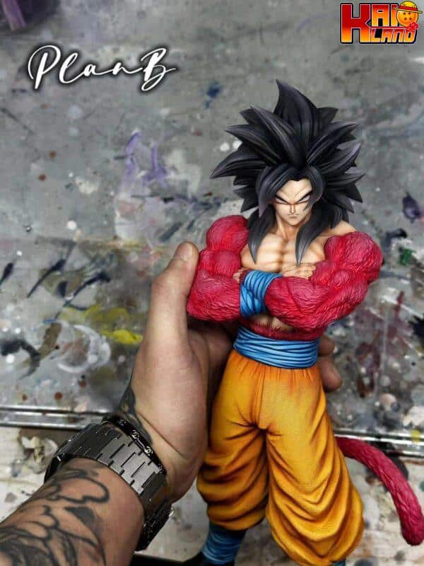 Dragon Ball Plan B Studio Goku SS4 Resin Statue 2