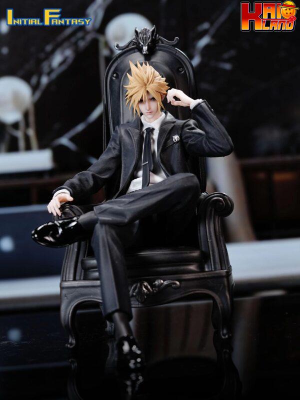 Final Fantasy Initial Fantasy Studio Suit Thug Bad Boy Cloud Strife Resin Statue 1