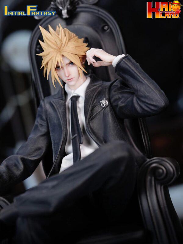 Final Fantasy Initial Fantasy Studio Suit Thug Bad Boy Cloud Strife Resin Statue 3