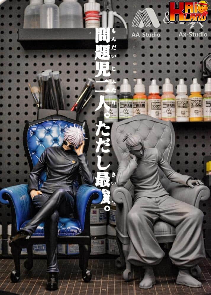 Jujutsu Kaisen AA x AX Studio Sitting Satoru Gojo Resin Statue
