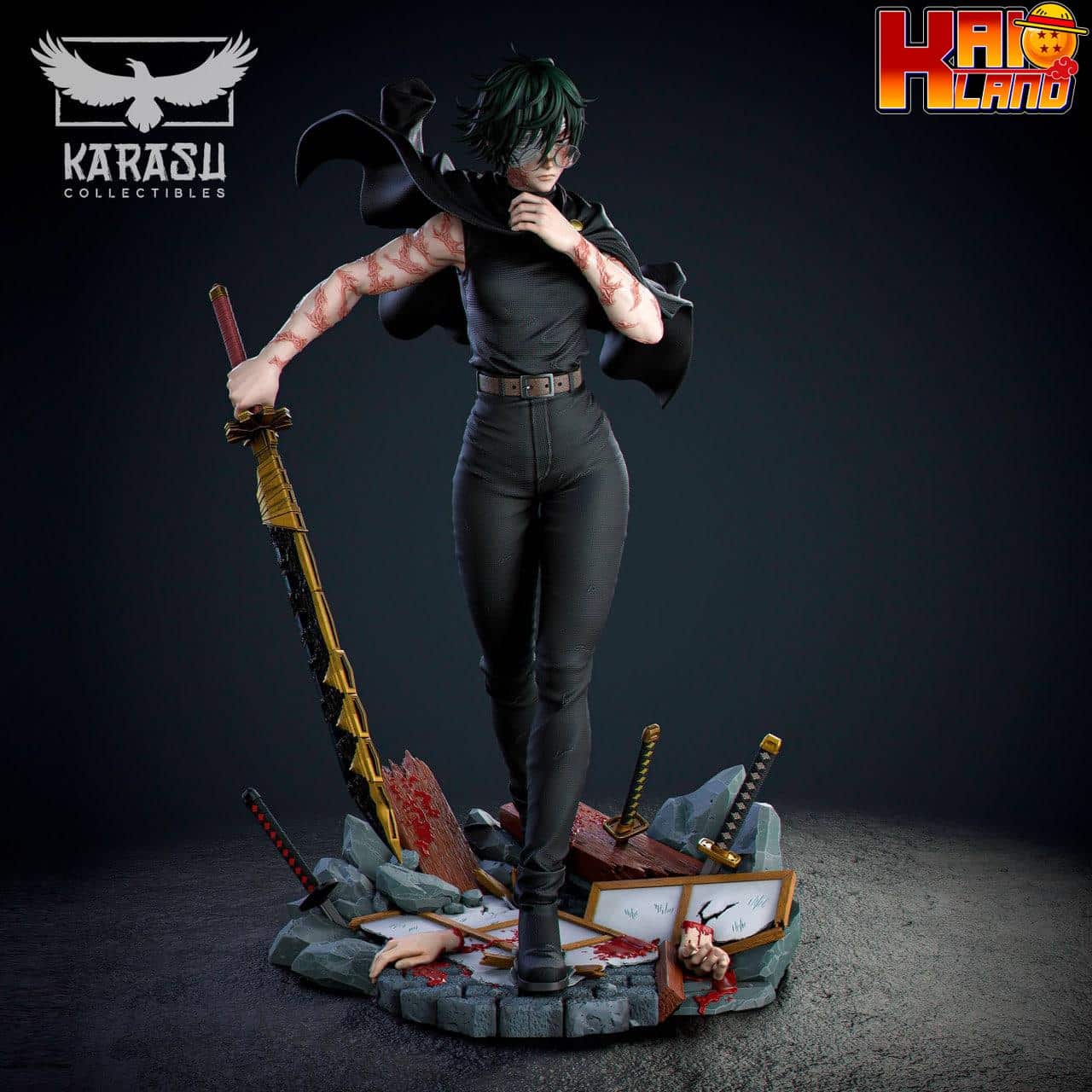 Jujutsu Kaisen Karasu Collectibles Maki Zenin Resin Statue