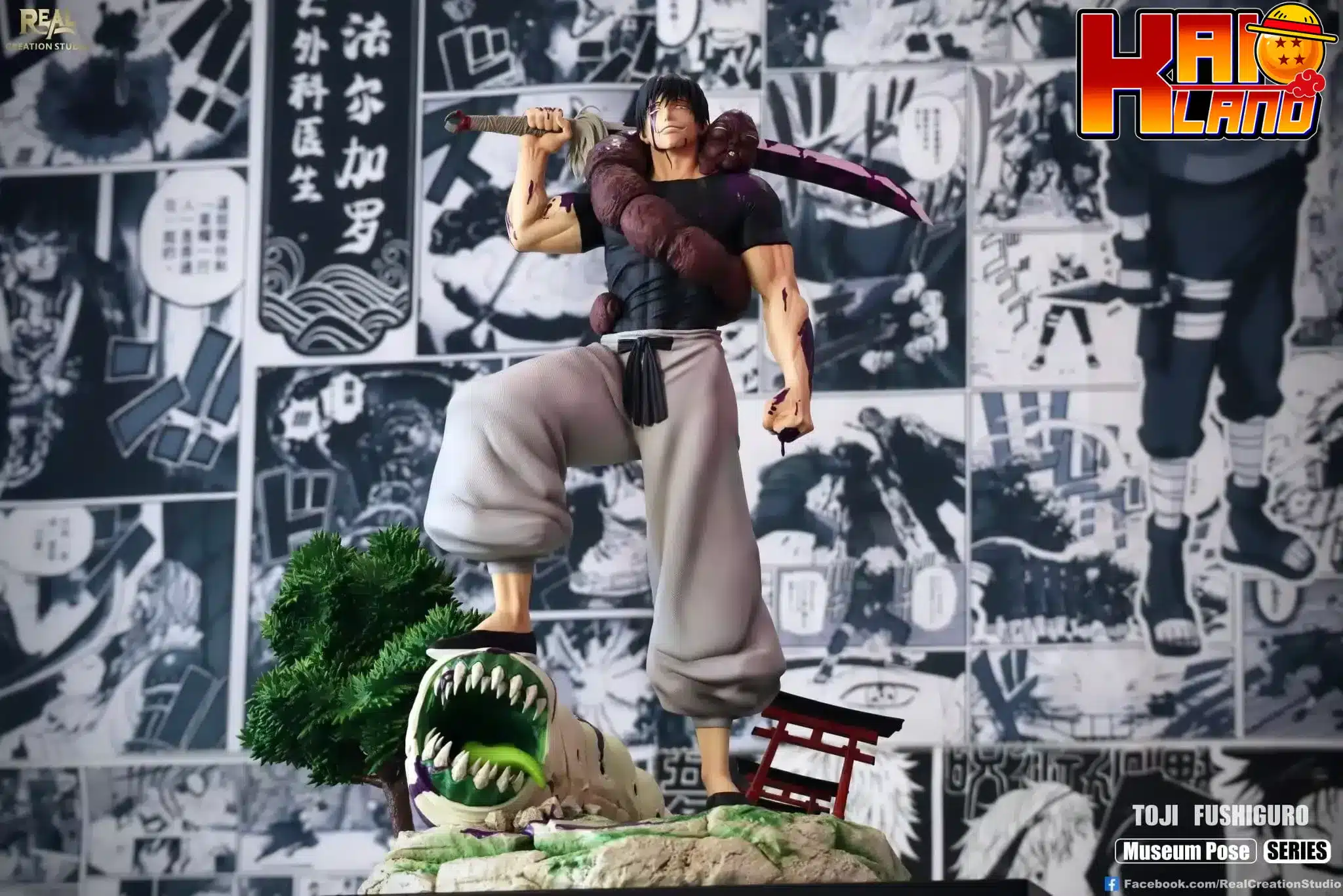 Jujutsu Kaisen Real Creation Studio Toji Fushiguro Resin Statue
