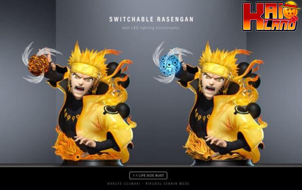 Naruto Chikara Studio Rikudou Sennin Naruto Bust Resin Statue 1