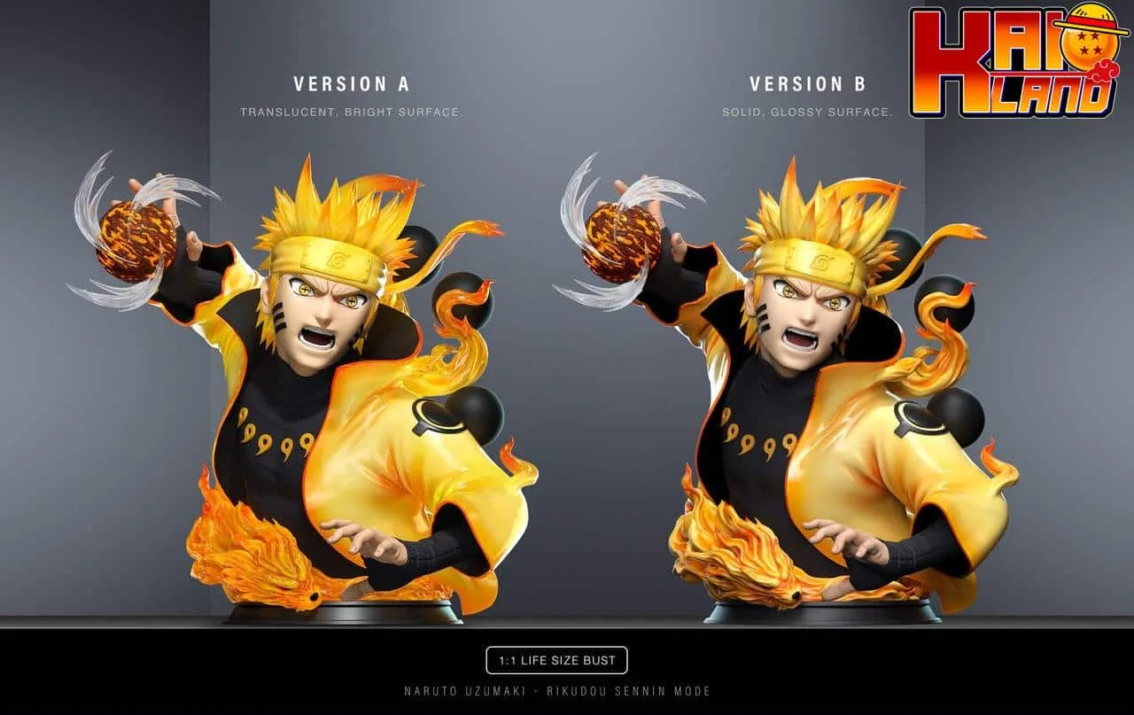 Naruto Chikara Studio Rikudou Sennin Naruto Bust Resin Statue