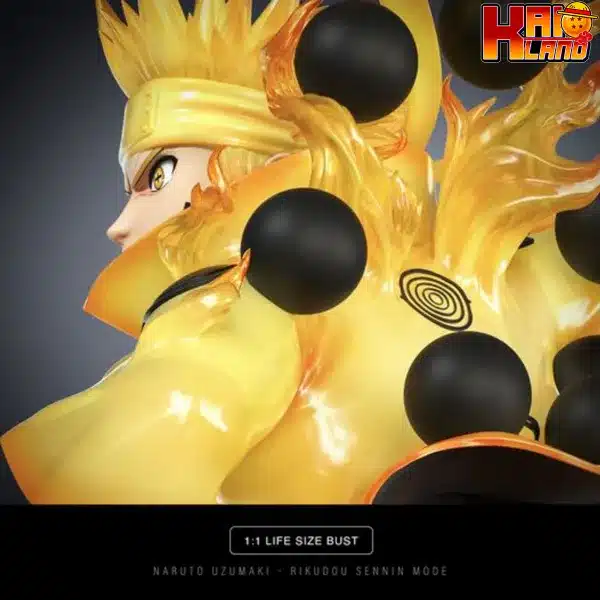 Naruto Chikara Studio Rikudou Sennin Naruto Bust Resin Statue 5