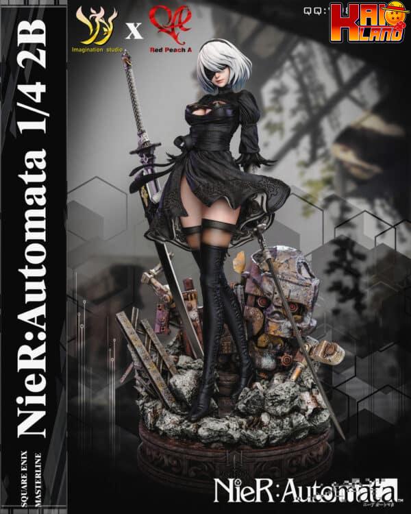NieR Automata Imagination Studio 2B Resin Statue 1
