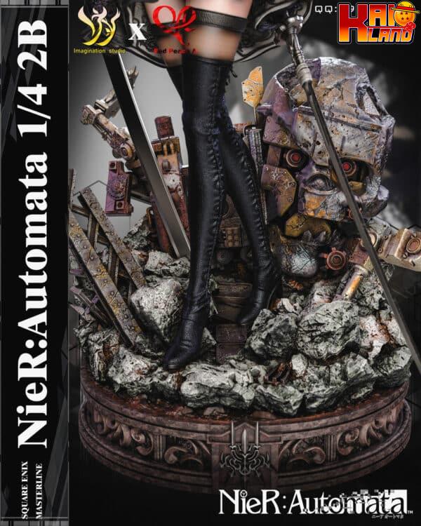 NieR Automata Imagination Studio 2B Resin Statue 6