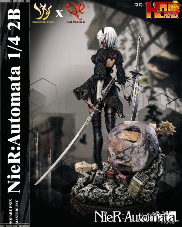 NieR Automata Imagination Studio 2B Resin Statue 7