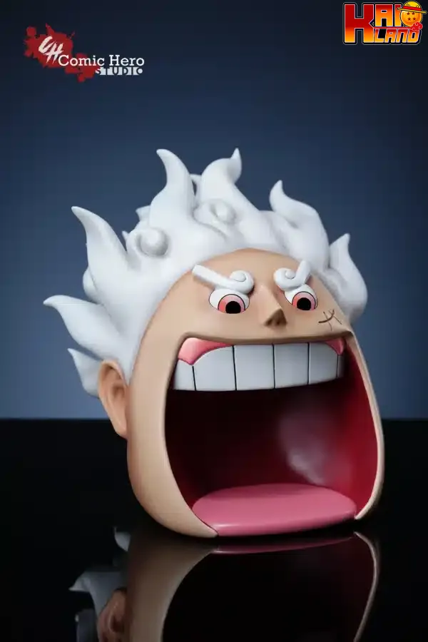 One Piece Comic Hero Studio Big Head Luffy Nika Resin Statue 2