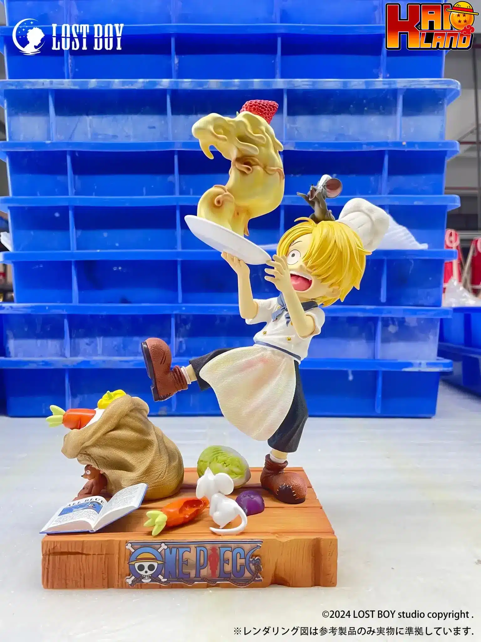 One Piece Lost Boy Studio Sanji Kid Resin Statue
