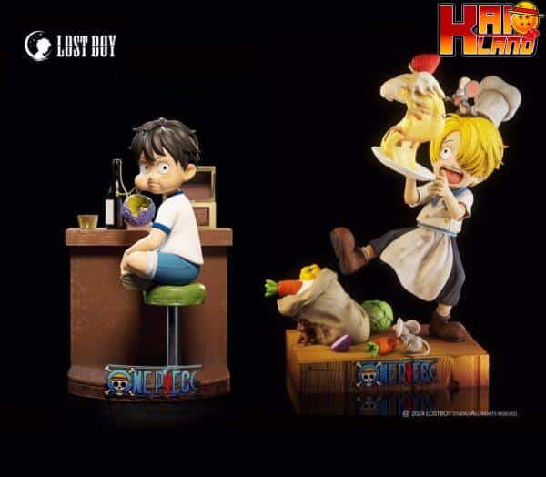 One Piece Lost Boy Studio Sanji Kid Resin Statue 6